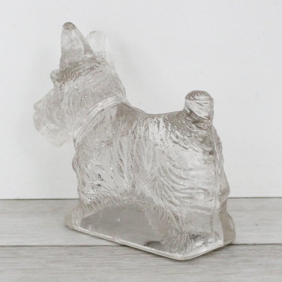 Antique Vintage 1930 Glass Scottie Dog Scottish Terrier Figurine Candy Container - Picture 6 of 15